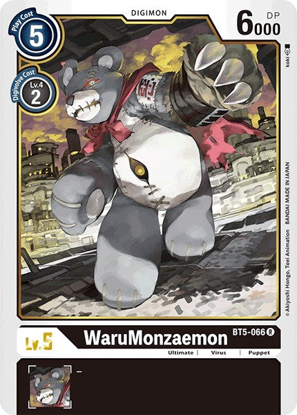 WaruMonzaemon [BT5-066] (Demo Deck Exclusive) [Battle of Omni Promos] | Enigma On Main