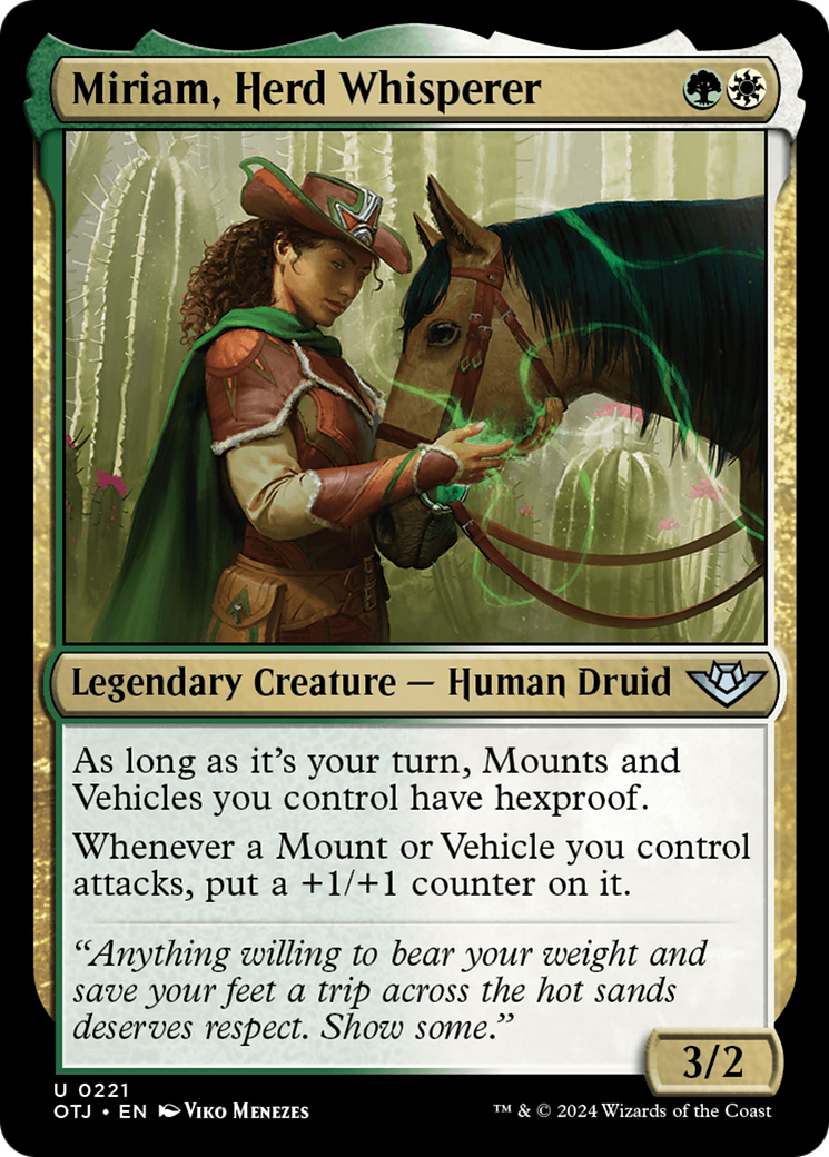 Miriam, Herd Whisperer [Outlaws of Thunder Junction] | Enigma On Main