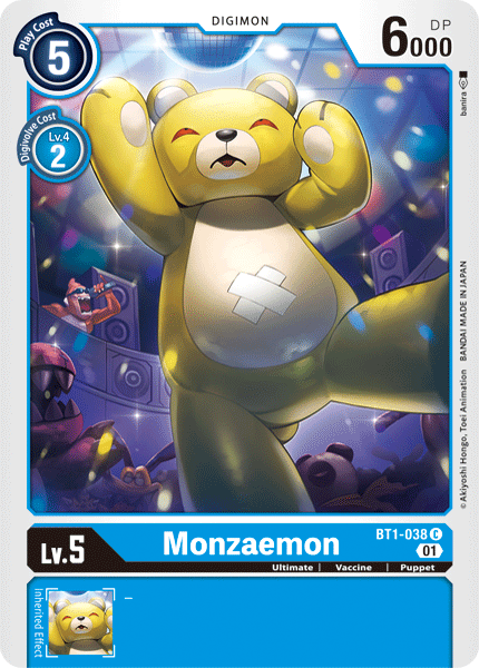 Monzaemon [BT1-038] (Alternative Art) [Starter Deck: Ulforce Veedramon] | Enigma On Main