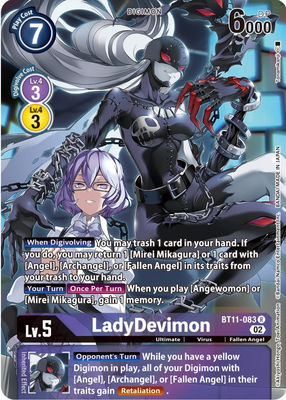 LadyDevimon [BT11-083] (Alternate Art) [Dimensional Phase] | Enigma On Main