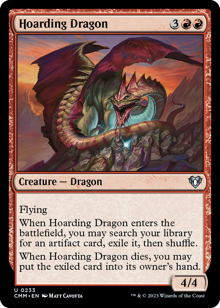 Hoarding Dragon [Commander Masters] | Enigma On Main