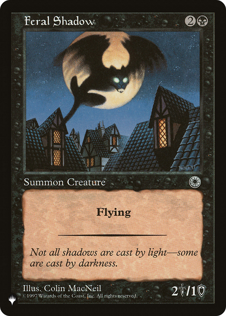 Feral Shadow [The List Reprints] | Enigma On Main