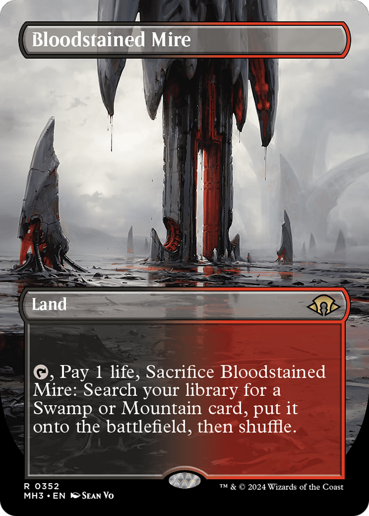 Bloodstained Mire (Borderless) [Modern Horizons 3] | Enigma On Main