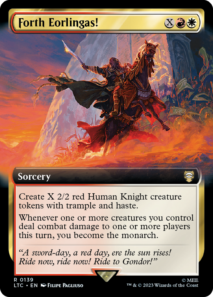 Forth Eorlingas! (Extended Art) [The Lord of the Rings: Tales of Middle-Earth Commander] | Enigma On Main