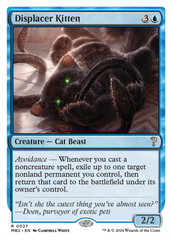 Displacer Kitten (White Border) [Mystery Booster 2] | Enigma On Main