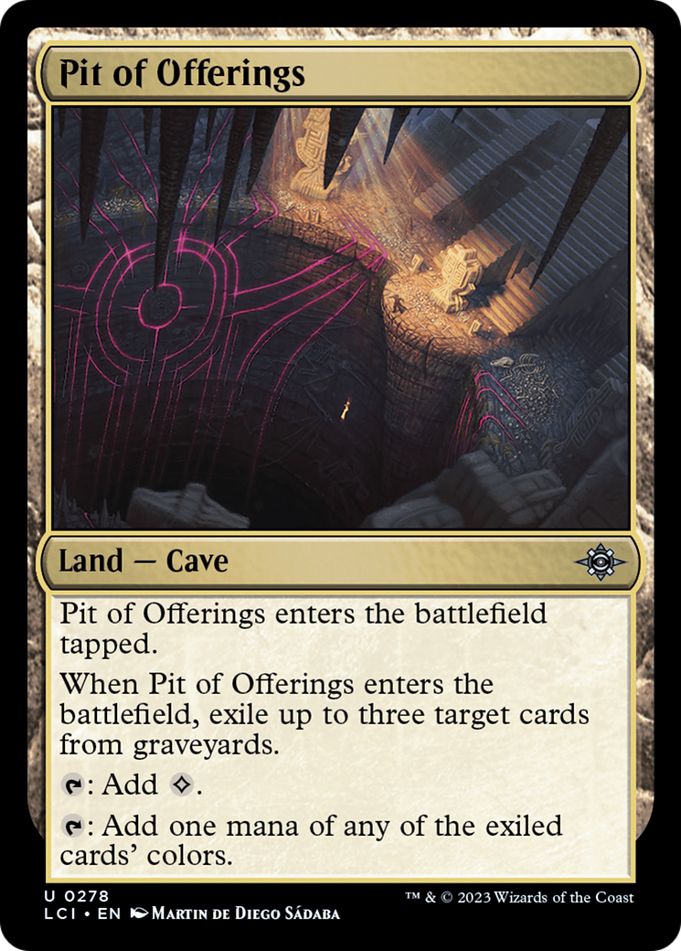 Pit of Offerings [The Lost Caverns of Ixalan] | Enigma On Main