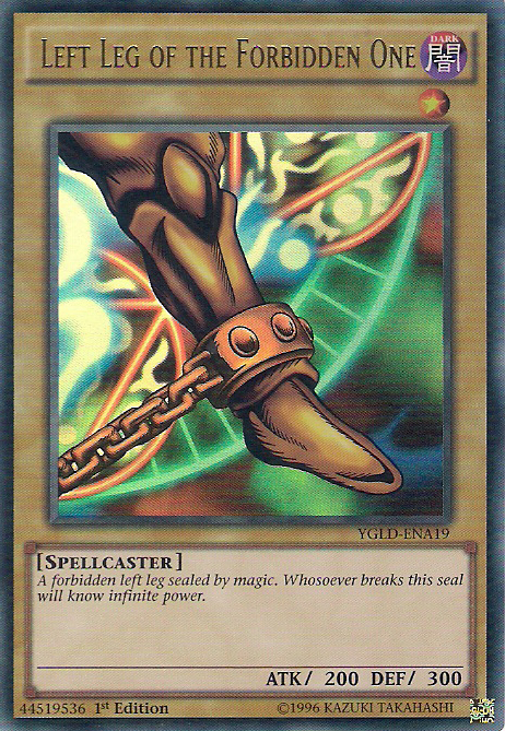 Left Leg of the Forbidden One [YGLD-ENA19] Ultra Rare | Enigma On Main