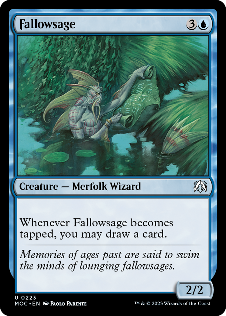 Fallowsage [March of the Machine Commander] | Enigma On Main