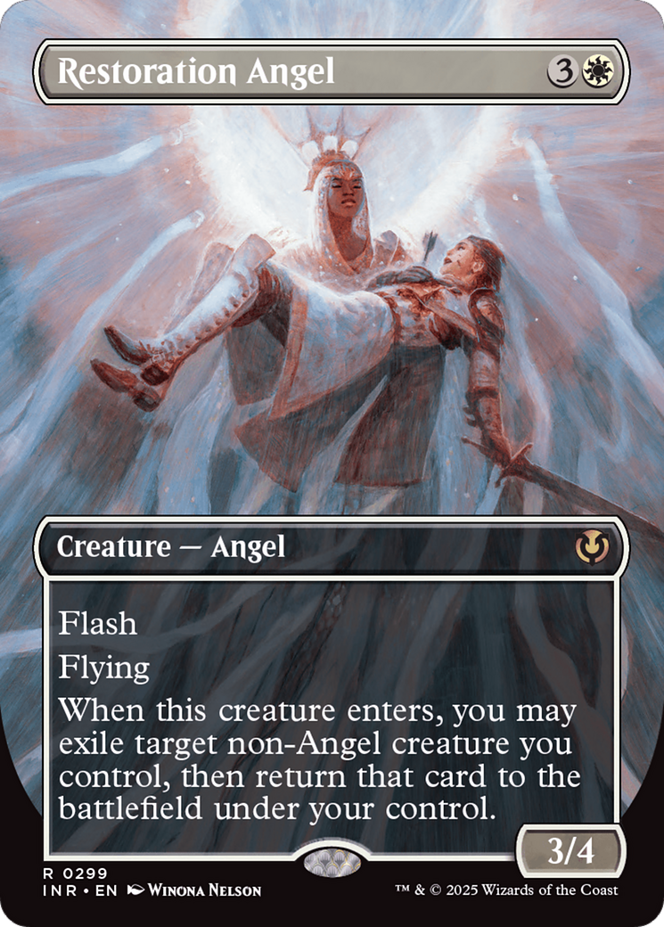 Restoration Angel (Borderless) [Innistrad Remastered] | Enigma On Main