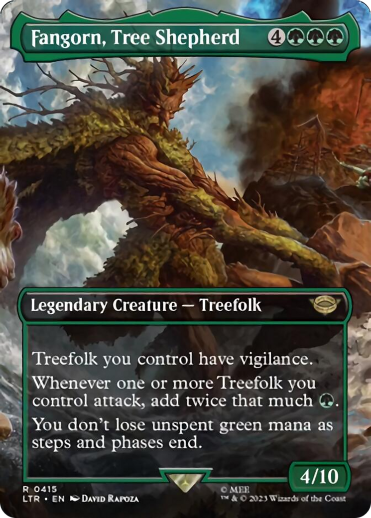 Fangorn, Tree Shepherd (Borderless Alternate Art) [The Lord of the Rings: Tales of Middle-Earth] | Enigma On Main