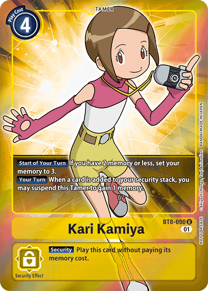 Kari Kamiya [BT8-090] (Alternative Art - Box Topper) [New Awakening] | Enigma On Main