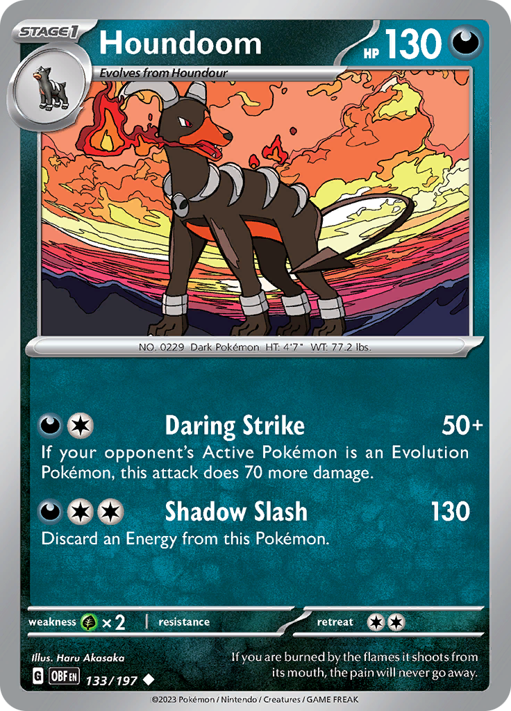 Houndoom (133/197) [Scarlet & Violet: Obsidian Flames] | Enigma On Main