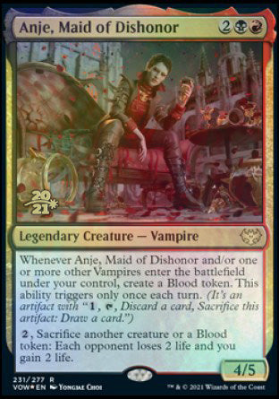 Anje, Maid of Dishonor [Innistrad: Crimson Vow Prerelease Promos] | Enigma On Main