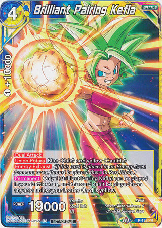 Brilliant Pairing Kefla (Shop Tournament: Assault of Saiyans) (P-132) [Promotion Cards] | Enigma On Main