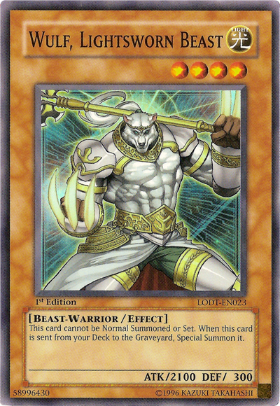 Wulf, Lightsworn Beast [LODT-EN023] Super Rare | Enigma On Main