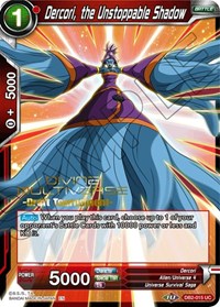 Dercori, the Unstoppable Shadow (Divine Multiverse Draft Tournament) (DB2-015) [Tournament Promotion Cards] | Enigma On Main