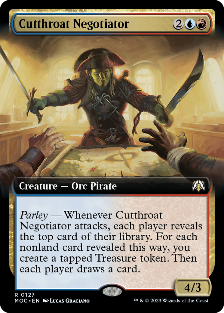 Cutthroat Negotiator (Extended Art) [March of the Machine Commander] | Enigma On Main