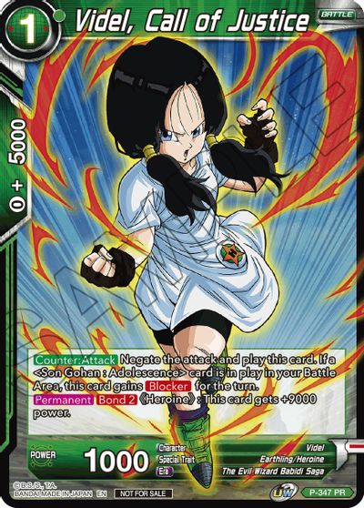 Videl, Call of Justice (P-347) [Tournament Promotion Cards] | Enigma On Main