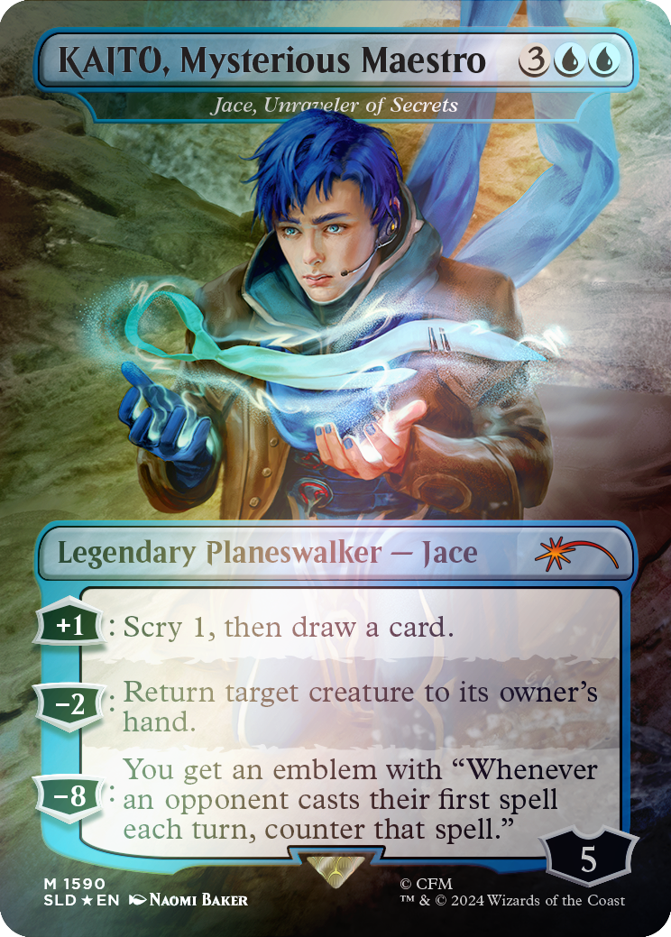 KAITO, Mysterious Maestro - Jace, Unraveler of Secrets (Rainbow Foil) [Secret Lair Drop Series] | Enigma On Main