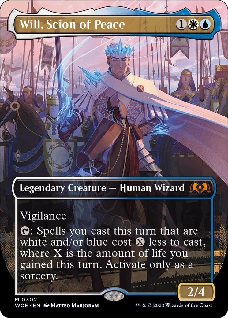 Will, Scion of Peace (Borderless Alternate Art) [Wilds of Eldraine] | Enigma On Main