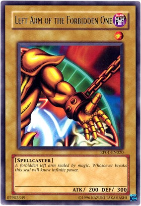 Left Arm of the Forbidden One [RP01-EN020] Rare | Enigma On Main