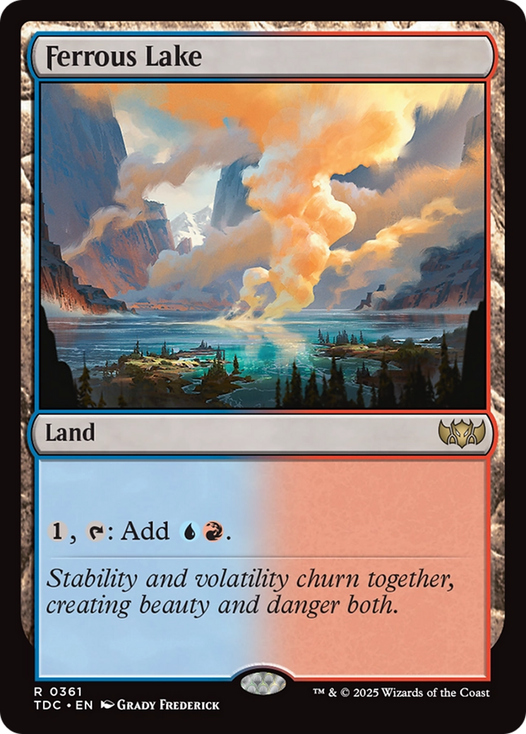Ferrous Lake [Tarkir: Dragonstorm Commander] | Enigma On Main