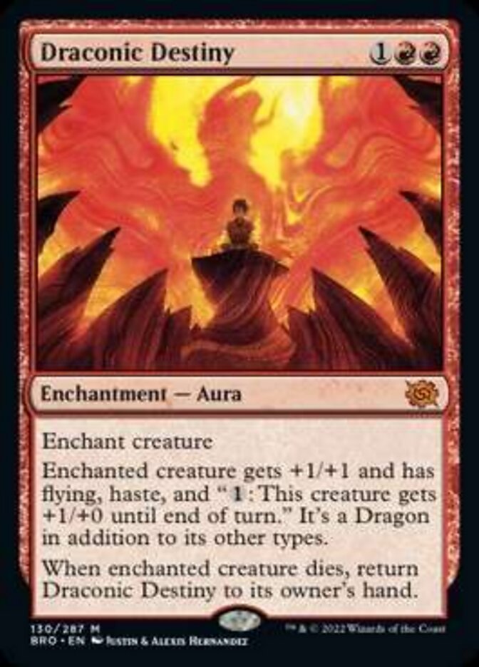 Draconic Destiny (Promo Pack) [The Brothers' War Promos] | Enigma On Main