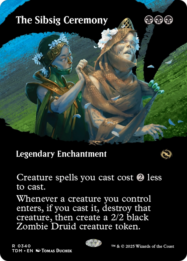 The Sibsig Ceremony (Borderless) [Tarkir: Dragonstorm] | Enigma On Main