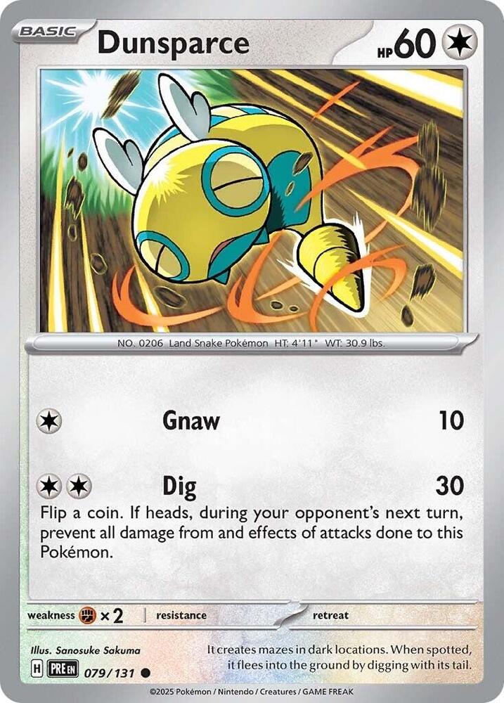 Dunsparce (079/131) [Scarlet & Violet: Prismatic Evolutions] | Enigma On Main