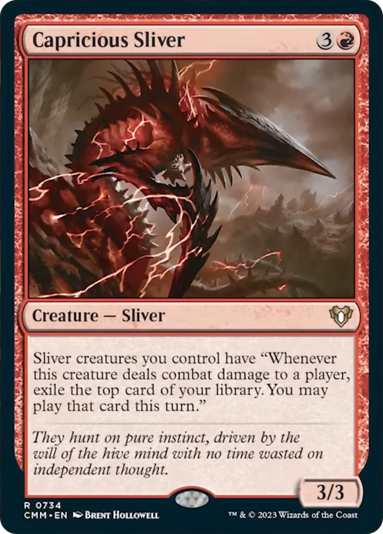 Capricious Sliver [Commander Masters] | Enigma On Main