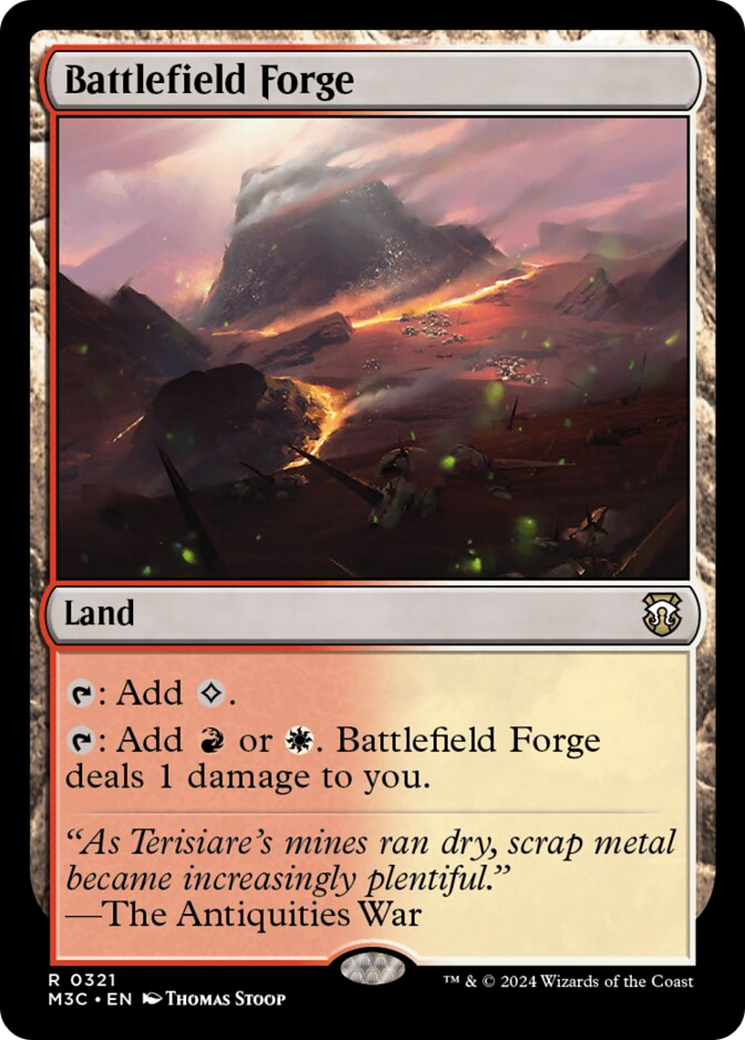 Battlefield Forge (Ripple Foil) [Modern Horizons 3 Commander] | Enigma On Main