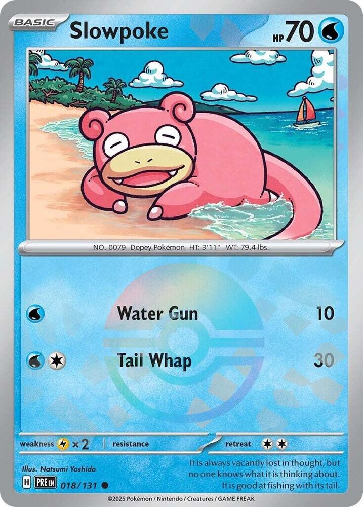 Slowpoke (018/131) (Poke Ball Pattern) [Scarlet & Violet: Prismatic Evolutions] | Enigma On Main