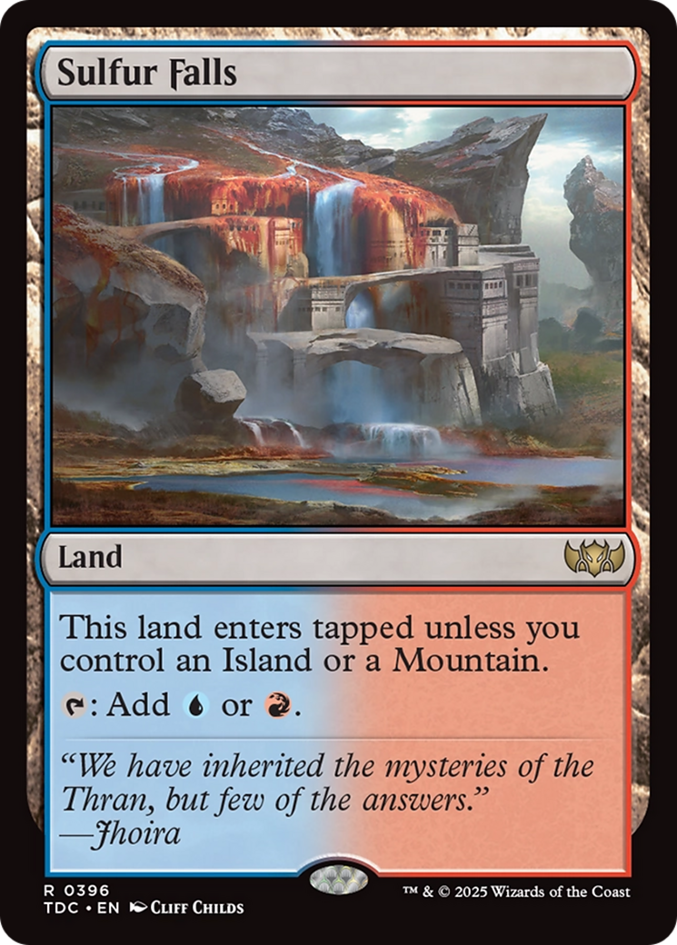 Sulfur Falls [Tarkir: Dragonstorm Commander] | Enigma On Main