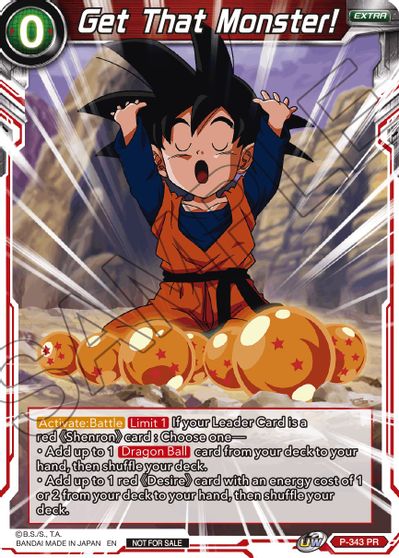 Get That Monster! (P-343) [Tournament Promotion Cards] | Enigma On Main