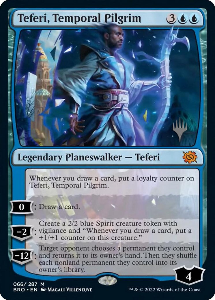 Teferi, Temporal Pilgrim (Promo Pack) [The Brothers' War Promos] | Enigma On Main