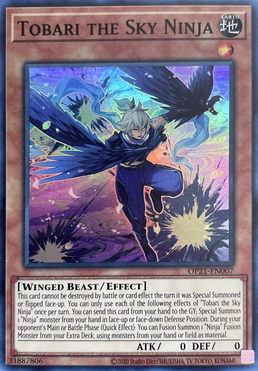 Tobari the Sky Ninja [OP21-EN007] Super Rare | Enigma On Main