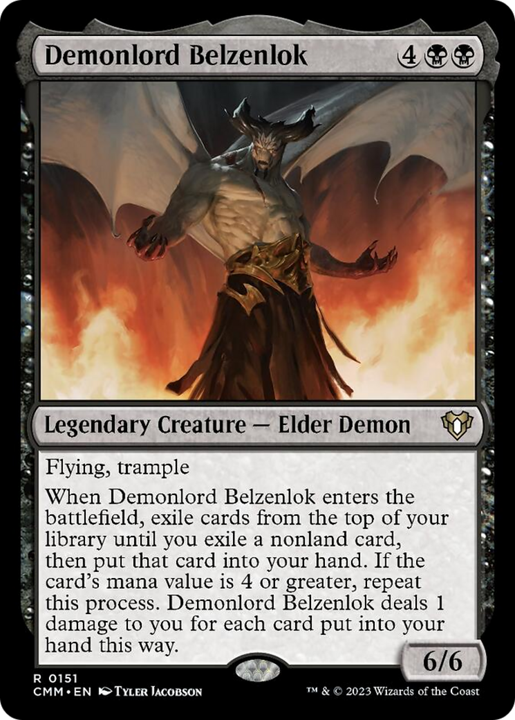 Demonlord Belzenlok [Commander Masters] | Enigma On Main