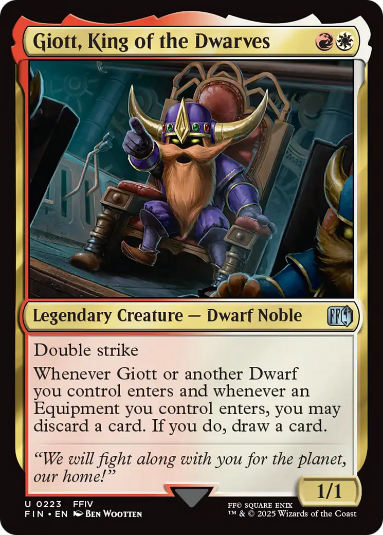 Giott, King of the Dwarves [FINAL FANTASY] | Enigma On Main