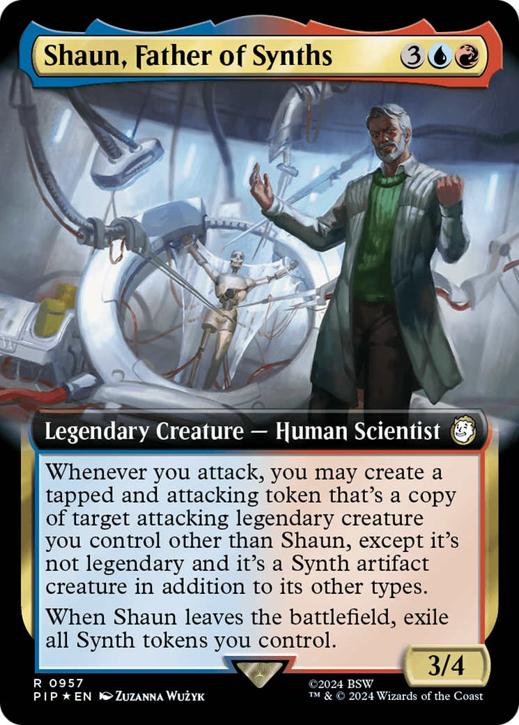 Shaun, Father of Synths (Extended Art) (Surge Foil) [Fallout] | Enigma On Main