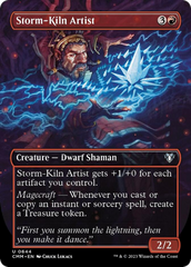 Storm-Kiln Artist (Borderless Alternate Art) [Commander Masters] | Enigma On Main