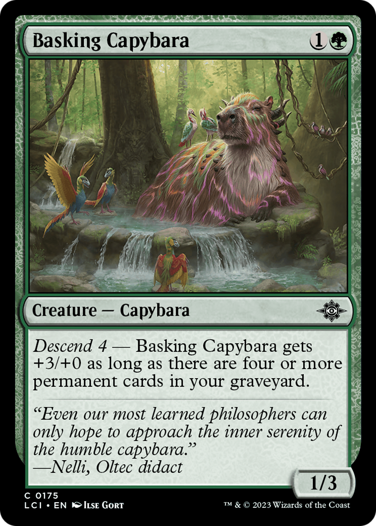 Basking Capybara [The Lost Caverns of Ixalan] | Enigma On Main