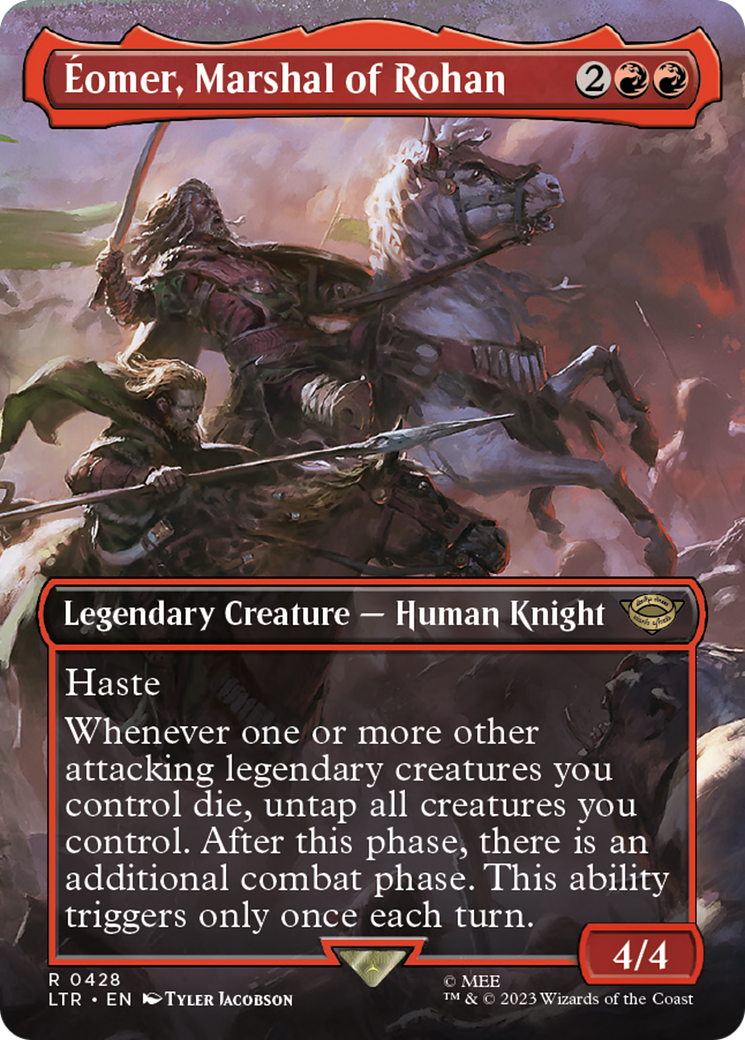 Eomer, Marshal of Rohan (Borderless Alternate Art) [The Lord of the Rings: Tales of Middle-Earth] | Enigma On Main