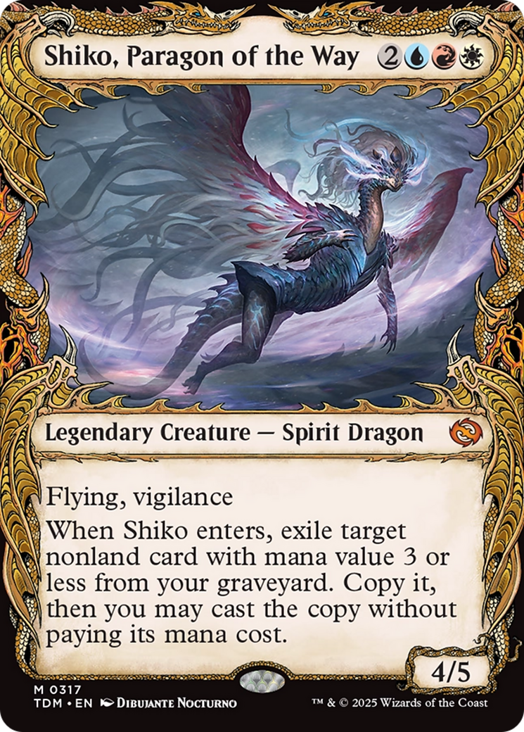 Shiko, Paragon of the Way (Showcase) [Tarkir: Dragonstorm] | Enigma On Main