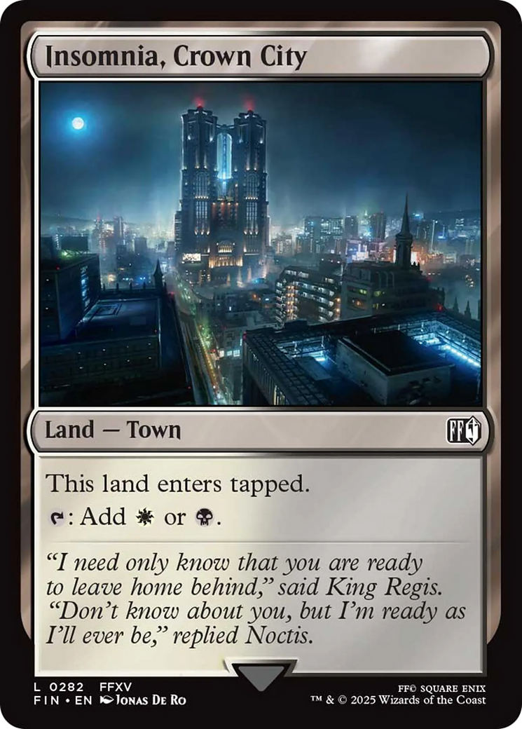 Insomnia, Crown City [FINAL FANTASY] | Enigma On Main