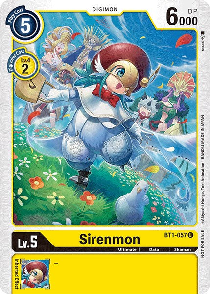 Sirenmon [BT1-057] (Winner Pack Double Diamond) [Release Special Booster Promos] | Enigma On Main