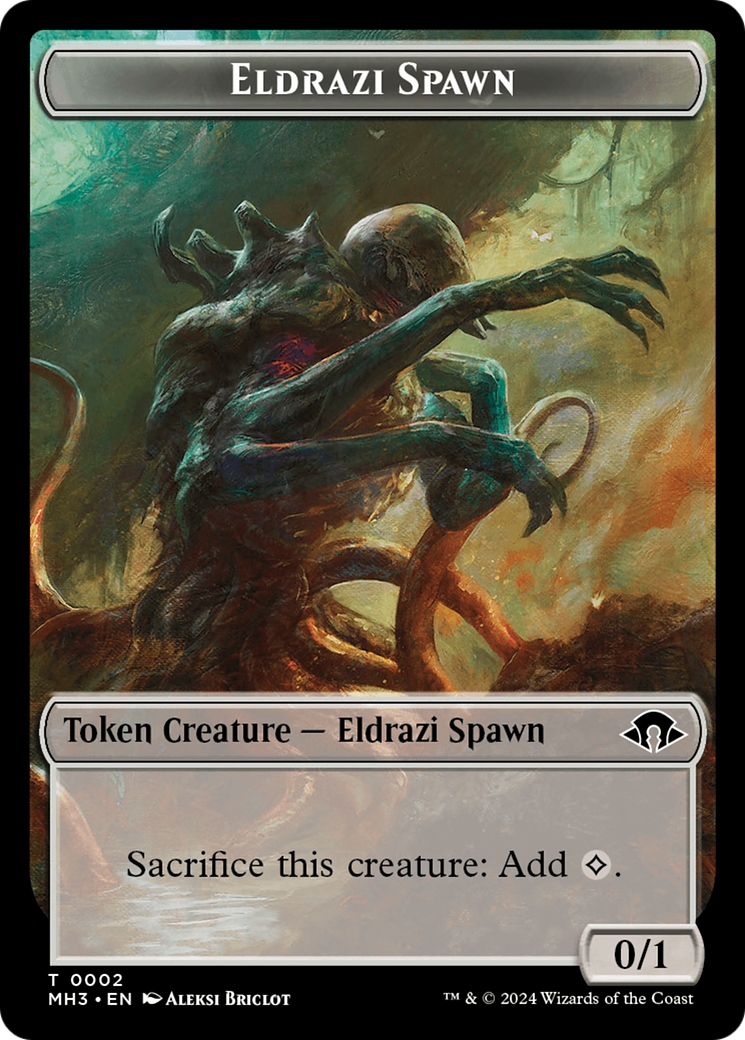 Eldrazi Spawn // Angel Double-Sided Token [Modern Horizons 3 Tokens] | Enigma On Main