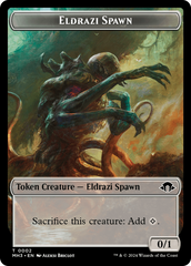 Eldrazi Spawn // Rat Double-Sided Token [Modern Horizons 3 Tokens] | Enigma On Main