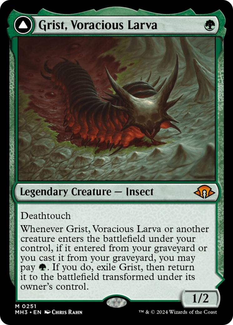 Grist, Voracious Larva // Grist, the Plague Swarm [Modern Horizons 3] | Enigma On Main