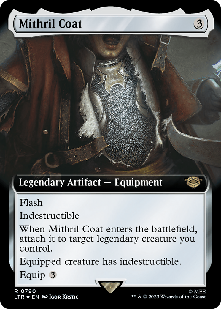 Mithril Coat (Extended Art) (Surge Foil) [The Lord of the Rings: Tales of Middle-Earth] | Enigma On Main