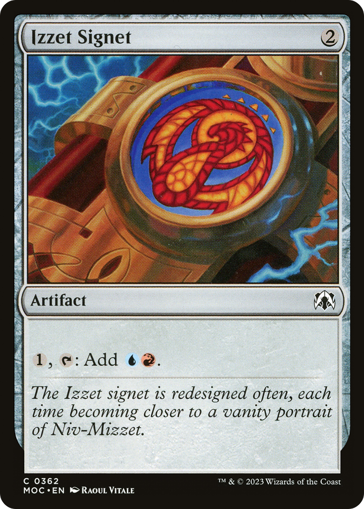 Izzet Signet [March of the Machine Commander] | Enigma On Main